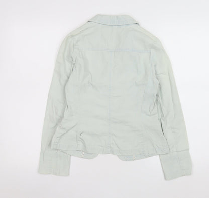 Womens UK Size 10 Monsoon Blue Basic Blouse