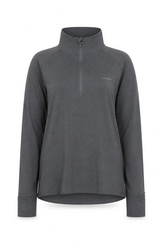 Womens UK Size 16 USA Pro Grey Gym & TrainingYogaRunning & JoggingFitness T-Shir