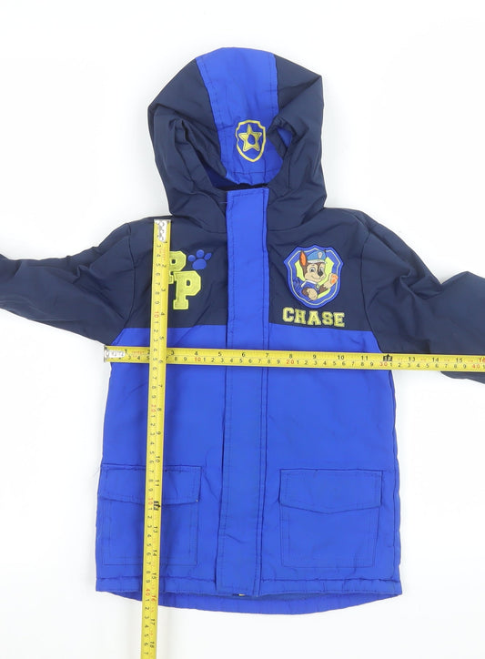 Boys UK Size 4-5 Years Primark Blue Puffer Jacket