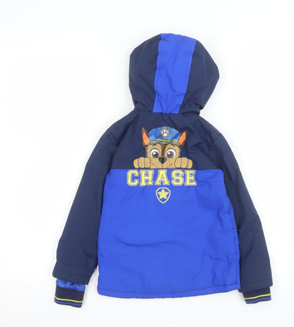 Boys UK Size 4-5 Years Primark Blue Puffer Jacket