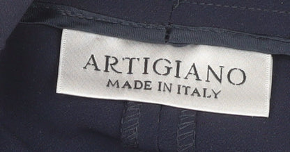 Womens UK Size 10 Artigiano Regular Fit Business Casual Formal Workwear Blue Tro