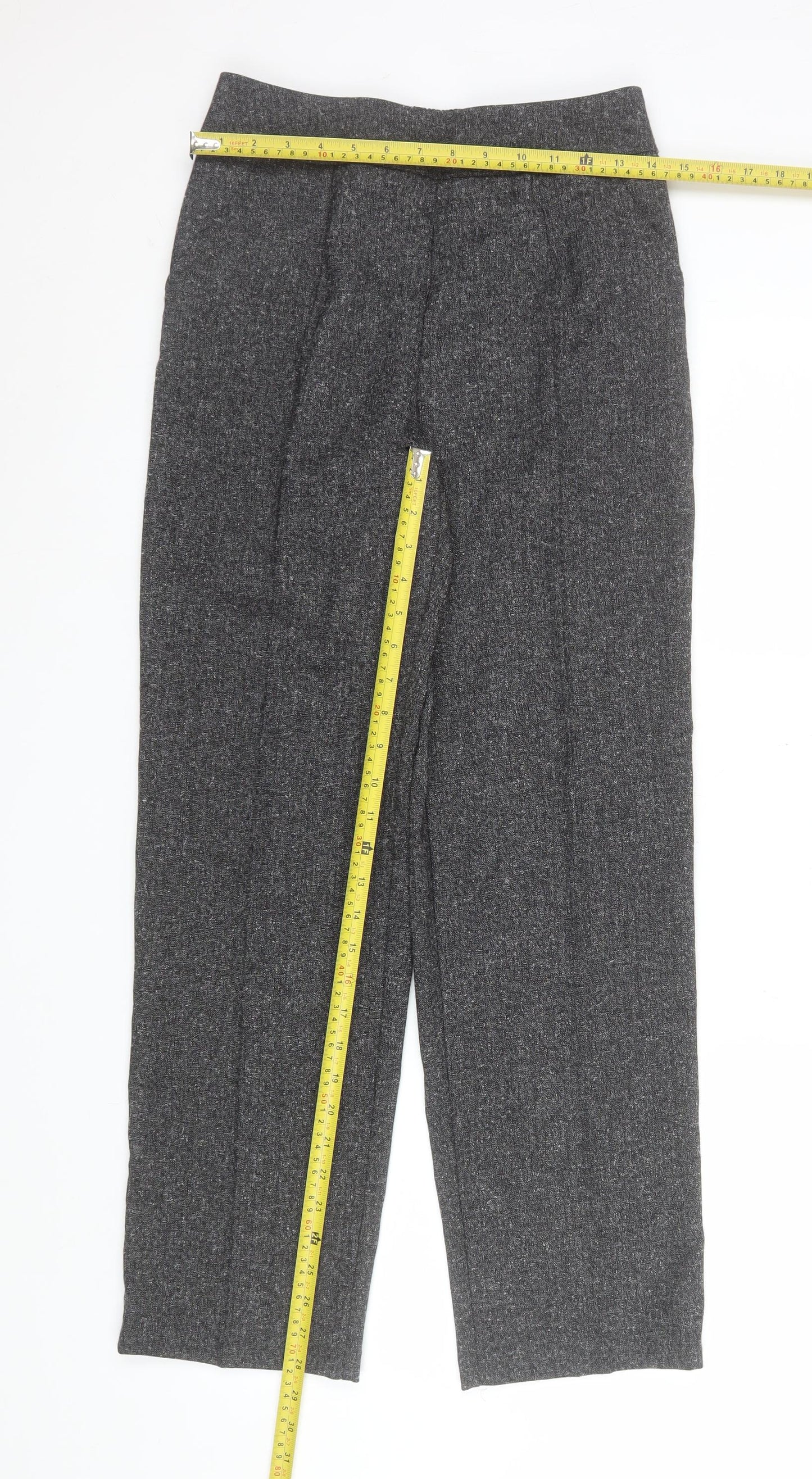 Womens UK Size 10 David Nieper Regular Fit Business Casual Workwear Grey Trouser