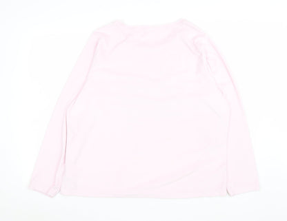 Disney Women’s Pink Stitch Long Sleeve Pyjama Top Size 16-18