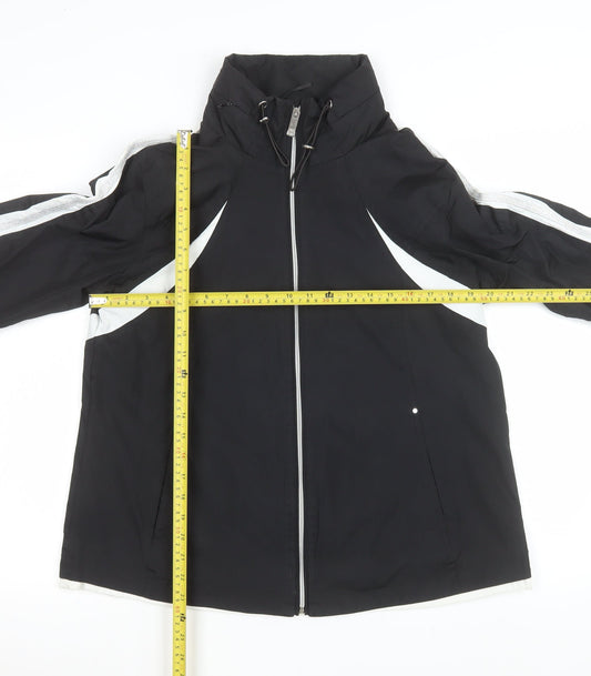 Womens UK Size 14 Hawke & Co Black Puffer Jacket