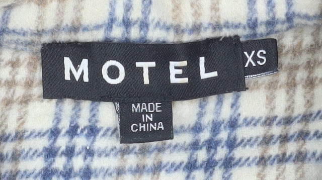 Unisex Adults UK Size XS Motel Beige Basic Jacket