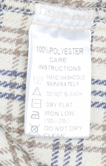 Unisex Adults UK Size XS Motel Beige Basic Jacket