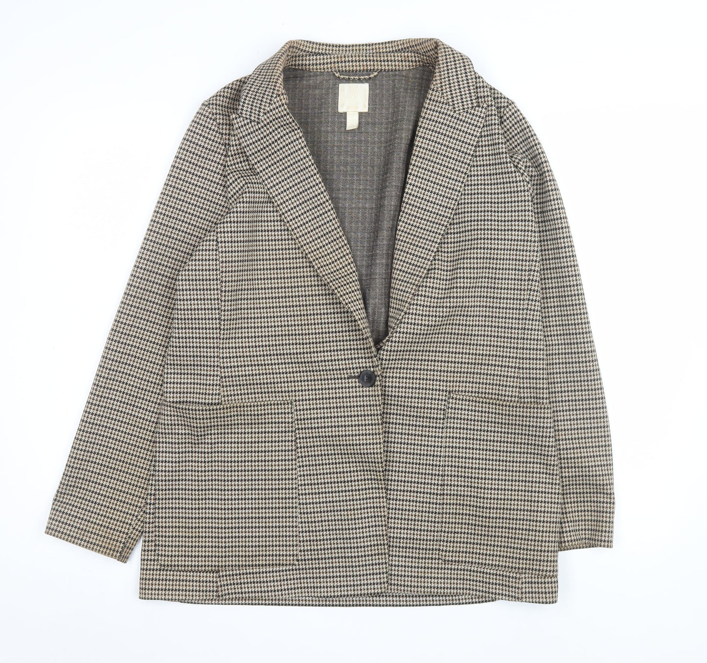 Womens UK Size 14 H&M Regular Brown Blazer