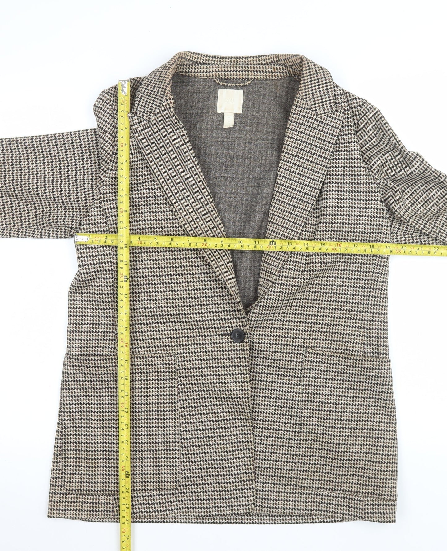 Womens UK Size 14 H&M Regular Brown Blazer