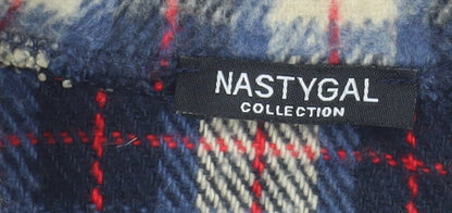 Womens UK Size 8 Nasty Gal Blue Basic Jacket