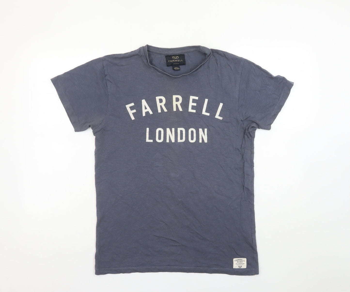 Mens UK Size S Farrell Blue  T-Shirt