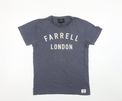 Mens UK Size S Farrell Blue  T-Shirt