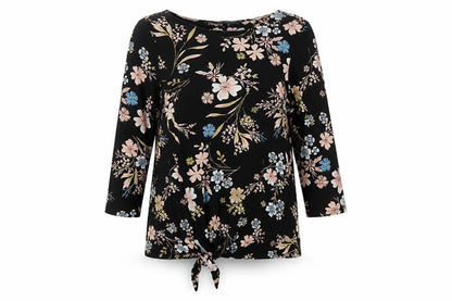 Womens UK Size 10 Marks and Spencer Black Tunic Blouse