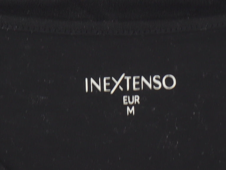 Womens UK Size 12 Inextenso Black Camisole T-Shirt
