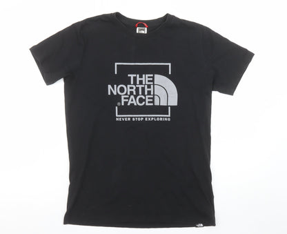 Boys UK Size XL The North Face Black Basic T-Shirt