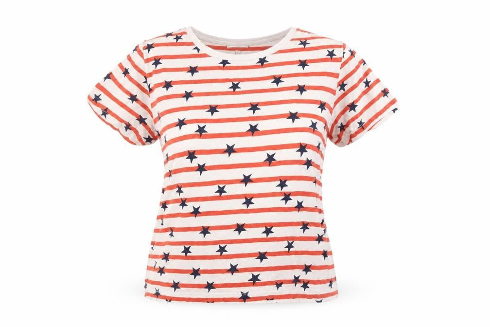 Womens UK Size 14 Warehouse Multicoloured Basic T-Shirt