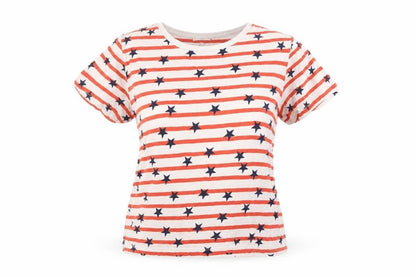Womens UK Size 14 Warehouse Multicoloured Basic T-Shirt