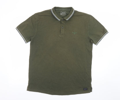 Mens UK Size L Firetrap Cotton Polo Shirt