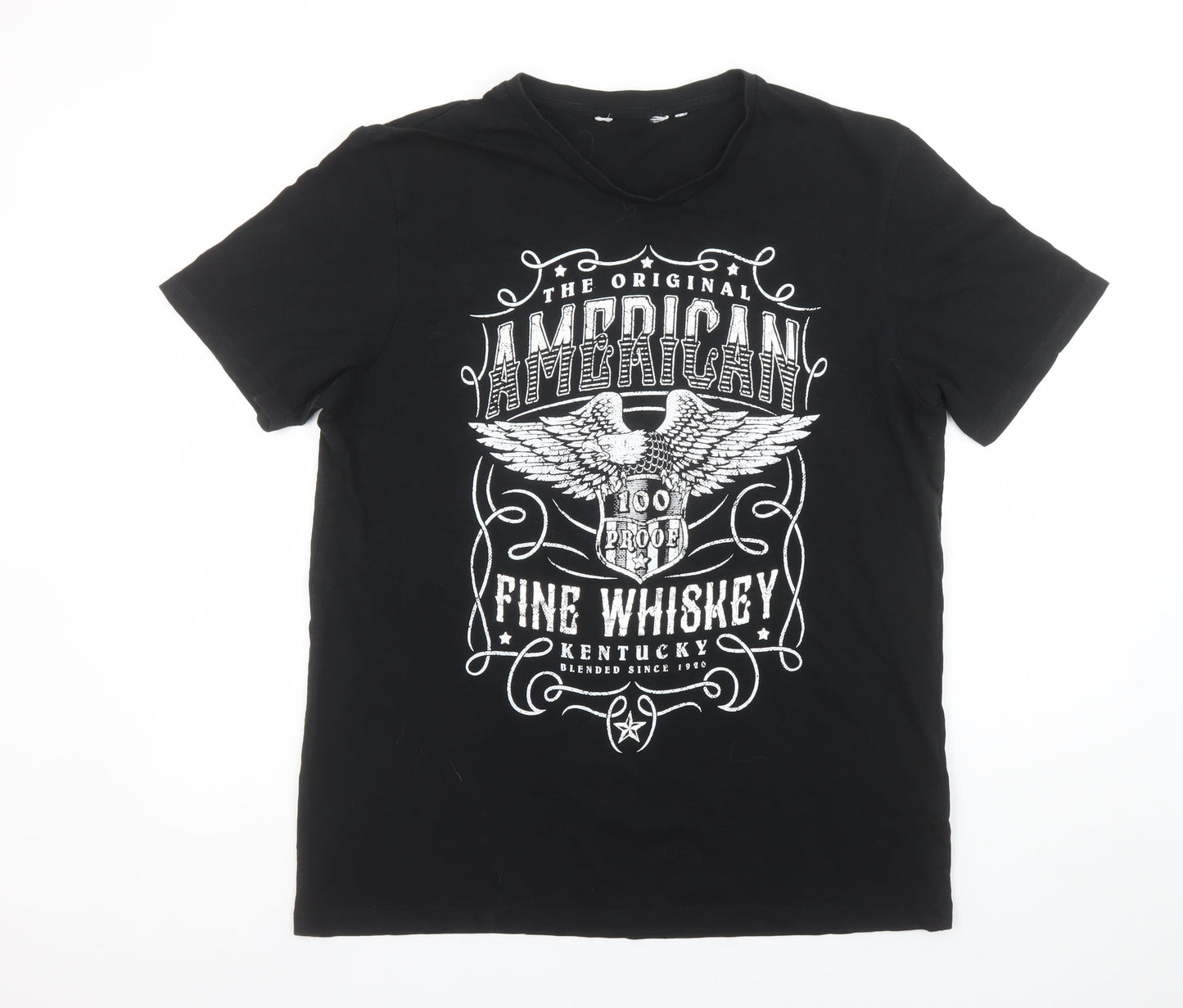 Mens UK Size L NEXT Black  T-Shirt