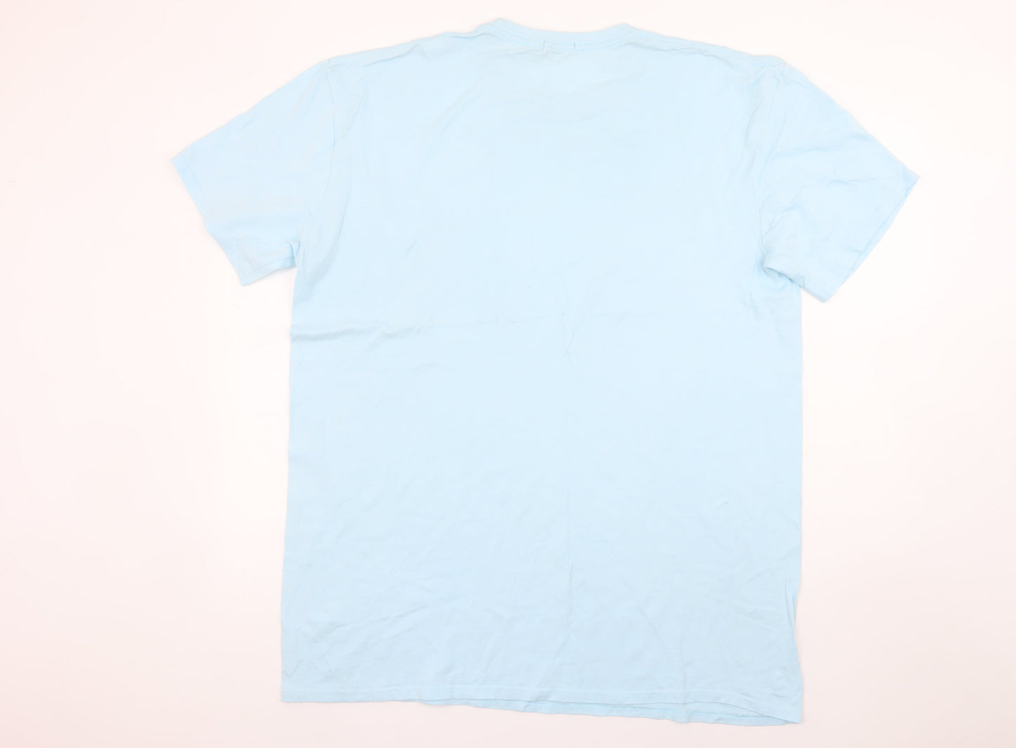 Womens UK Size 16 Boohoo Blue Basic T-Shirt