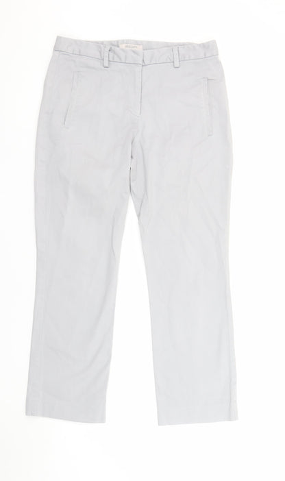 Womens UK Size 10 Great Plains Regular Fit Chino Grey Trousers