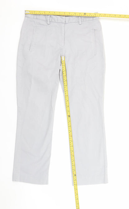 Womens UK Size 10 Great Plains Regular Fit Chino Grey Trousers