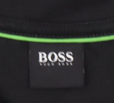 Mens UK Size M Boss Black Pullover Sweatshirt