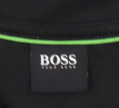 Mens UK Size M Boss Black Pullover Sweatshirt