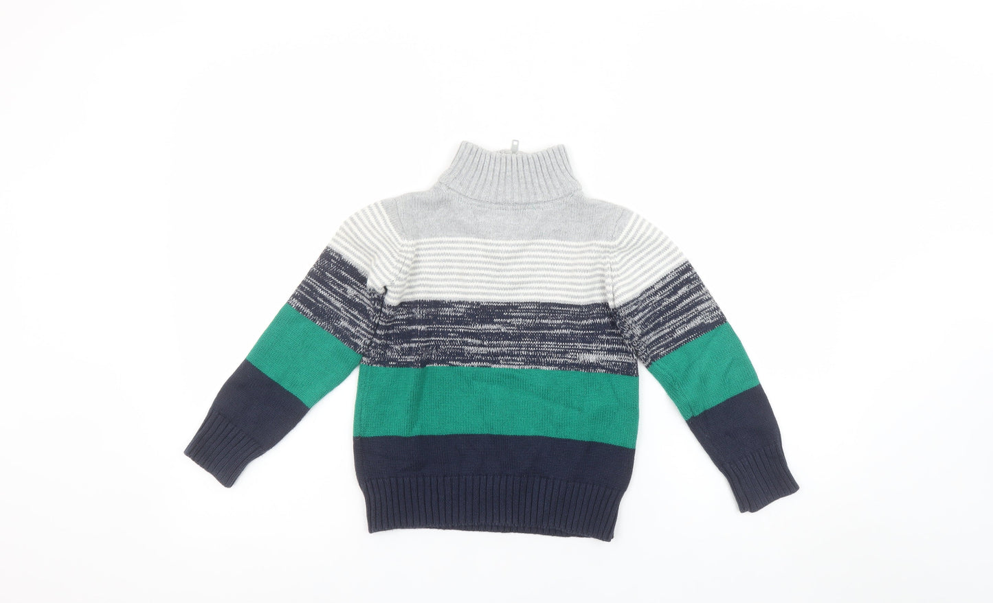 Boys UK Size 4 Years Tommy Hilfiger Multicoloured Pullover Jumper