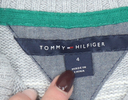 Boys UK Size 4 Years Tommy Hilfiger Multicoloured Pullover Jumper