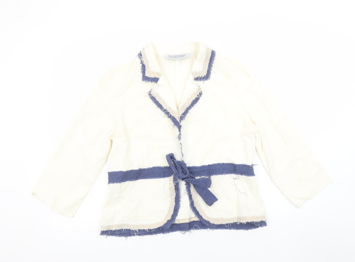 Womens UK Size 16 Stormafit Regular Ivory Blazer
