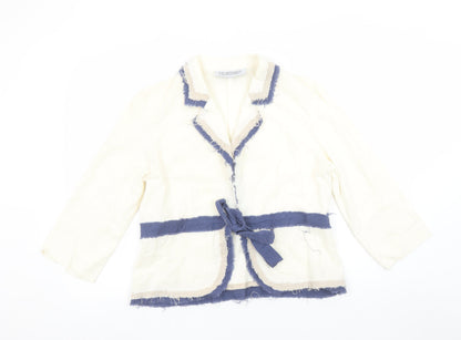 Womens UK Size 16 Stormafit Regular Ivory Blazer