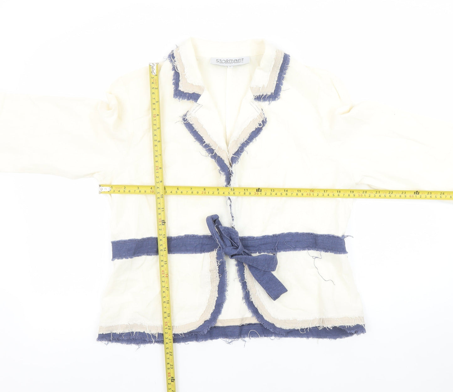 Womens UK Size 16 Stormafit Regular Ivory Blazer