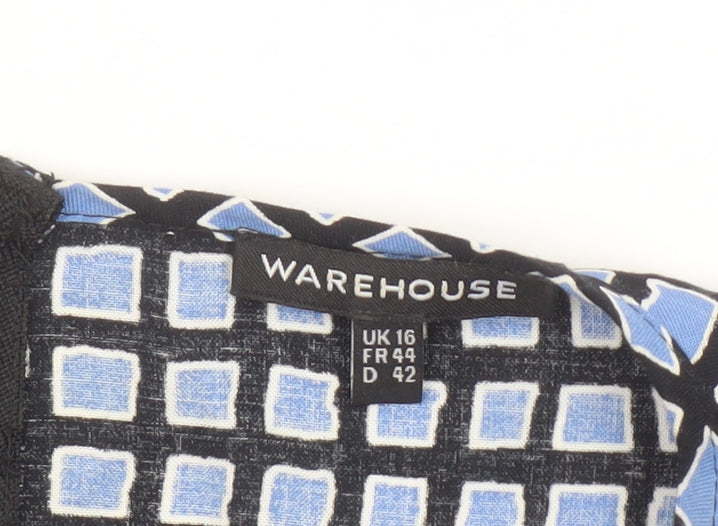 Womens UK Size 16 Warehouse Shift Dress