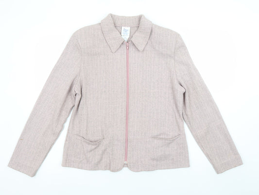 Womens UK Size M WEEKENDERS Regular Beige Blazer