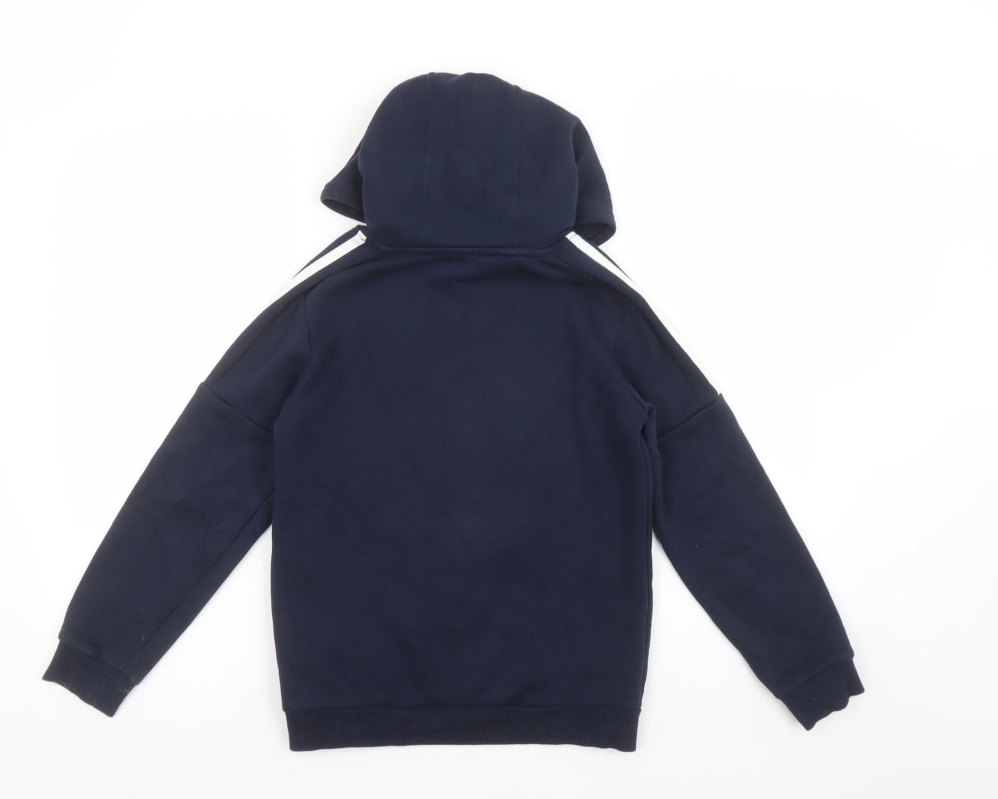 Boys UK Size 9-10 Years adidas Blue Pullover Hoodie
