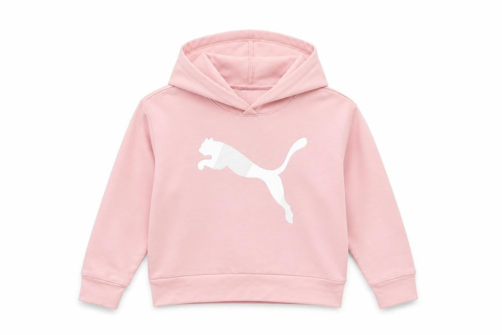 Girls UK Size 7-8 Years PUMA Pink Pullover Hoodie