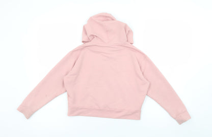 Girls UK Size 7-8 Years PUMA Pink Pullover Hoodie