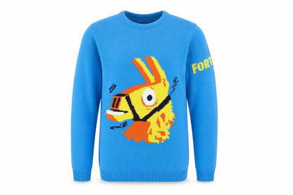 Boys UK Size 14 Years Fortnite Blue Pullover Jumper