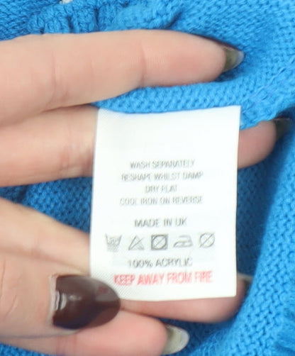 Boys UK Size 14 Years Fortnite Blue Pullover Jumper