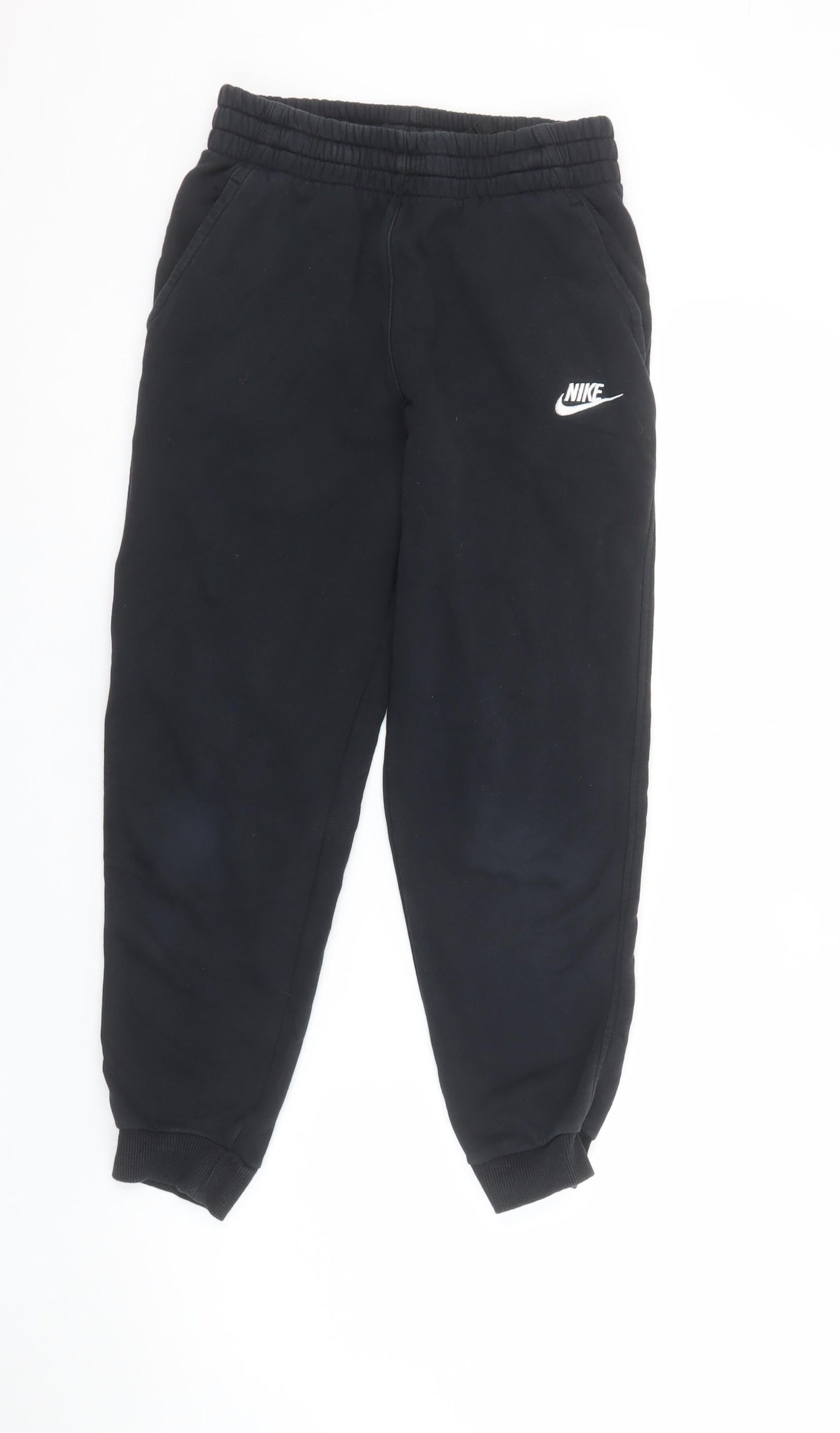 Boys UK Size L Nike Regular Fit Jogger Black Trousers