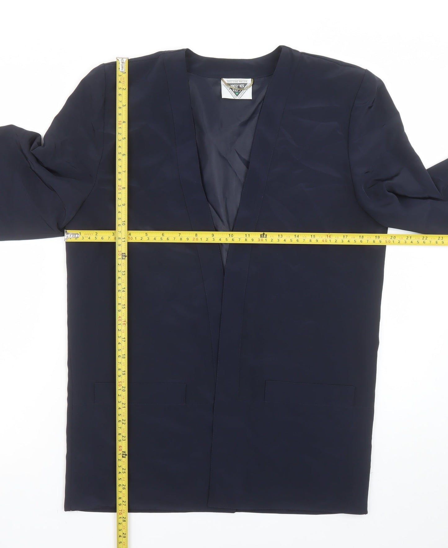 Womens UK Size 10 Jacques Vert Regular Blue Blazer