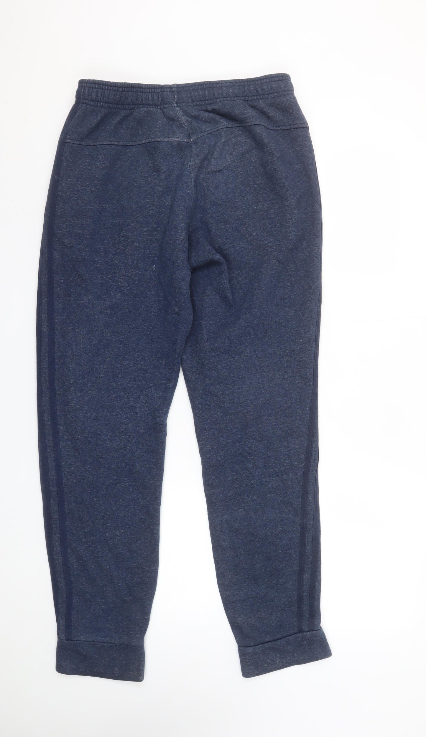 adidas Mens Blue Jogger Sweatpants Size S Elastic Waist Pockets