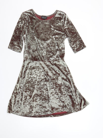 Womens UK Size 8 Topshop Fit & Flare Dress