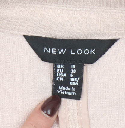 Womens UK Size 10 New Look Regular Beige Blazer