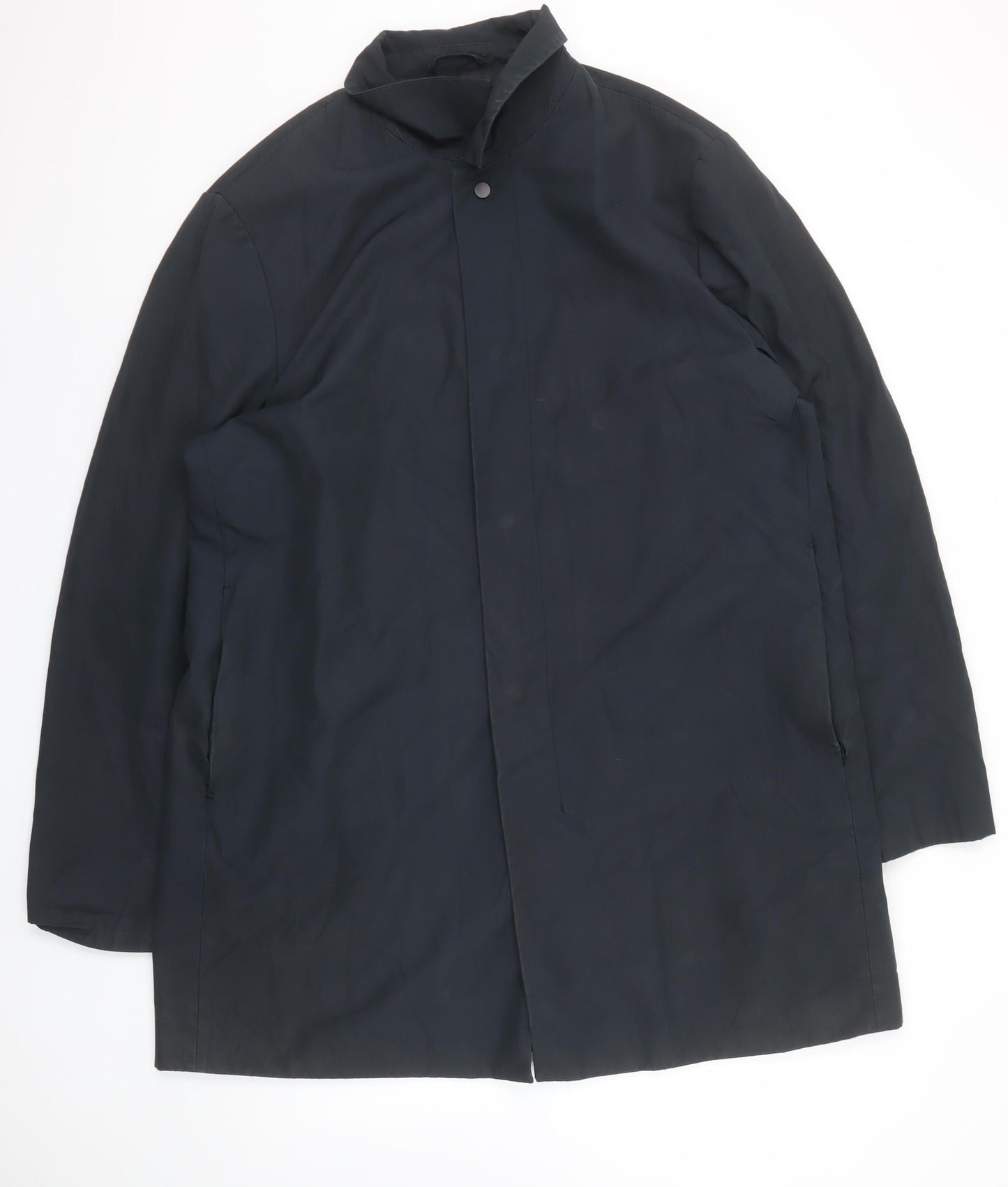 Mens UK Size 2XL Kin Black Rain Coat