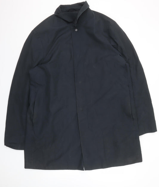 Mens UK Size 2XL Kin Black Rain Coat