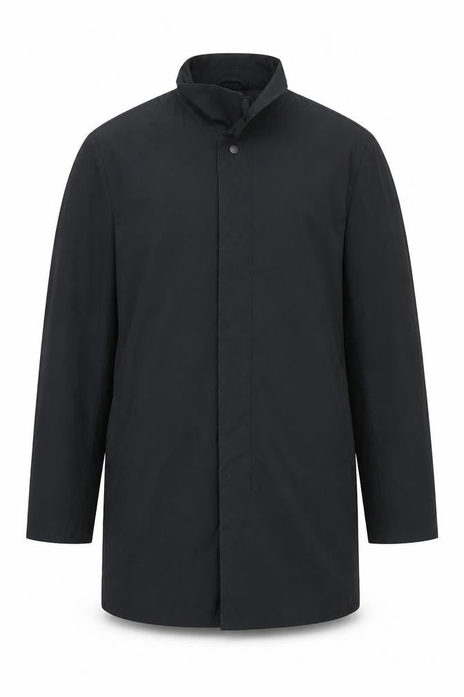 Mens UK Size 2XL Kin Black Rain Coat