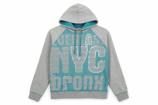 Womens UK Size 16 Everlast Grey Pullover Hoodie