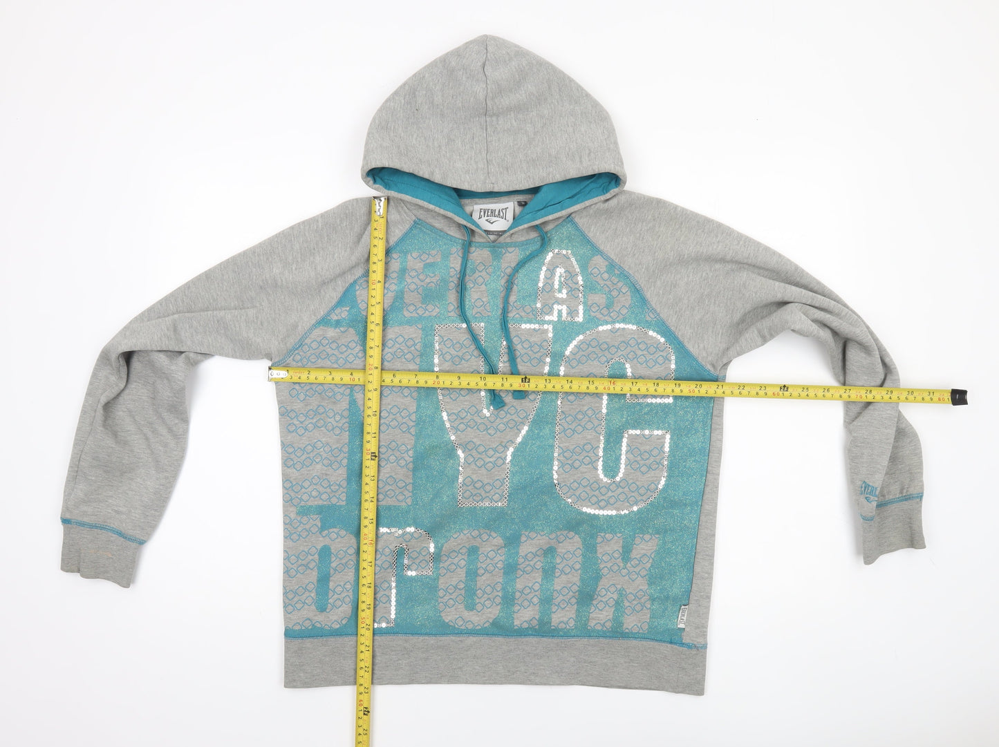 Womens UK Size 16 Everlast Grey Pullover Hoodie