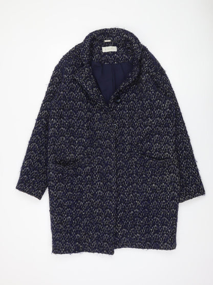Womens UK Size 10 Maison de Nimes Blue Overcoat
